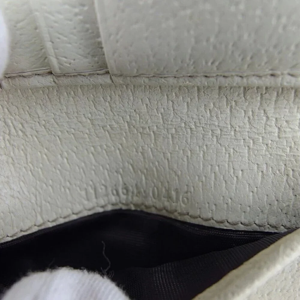 GUCCI Bifold Wallet Beige brown gold Women 112664 Authentic secondhand - Picture 7 of 9